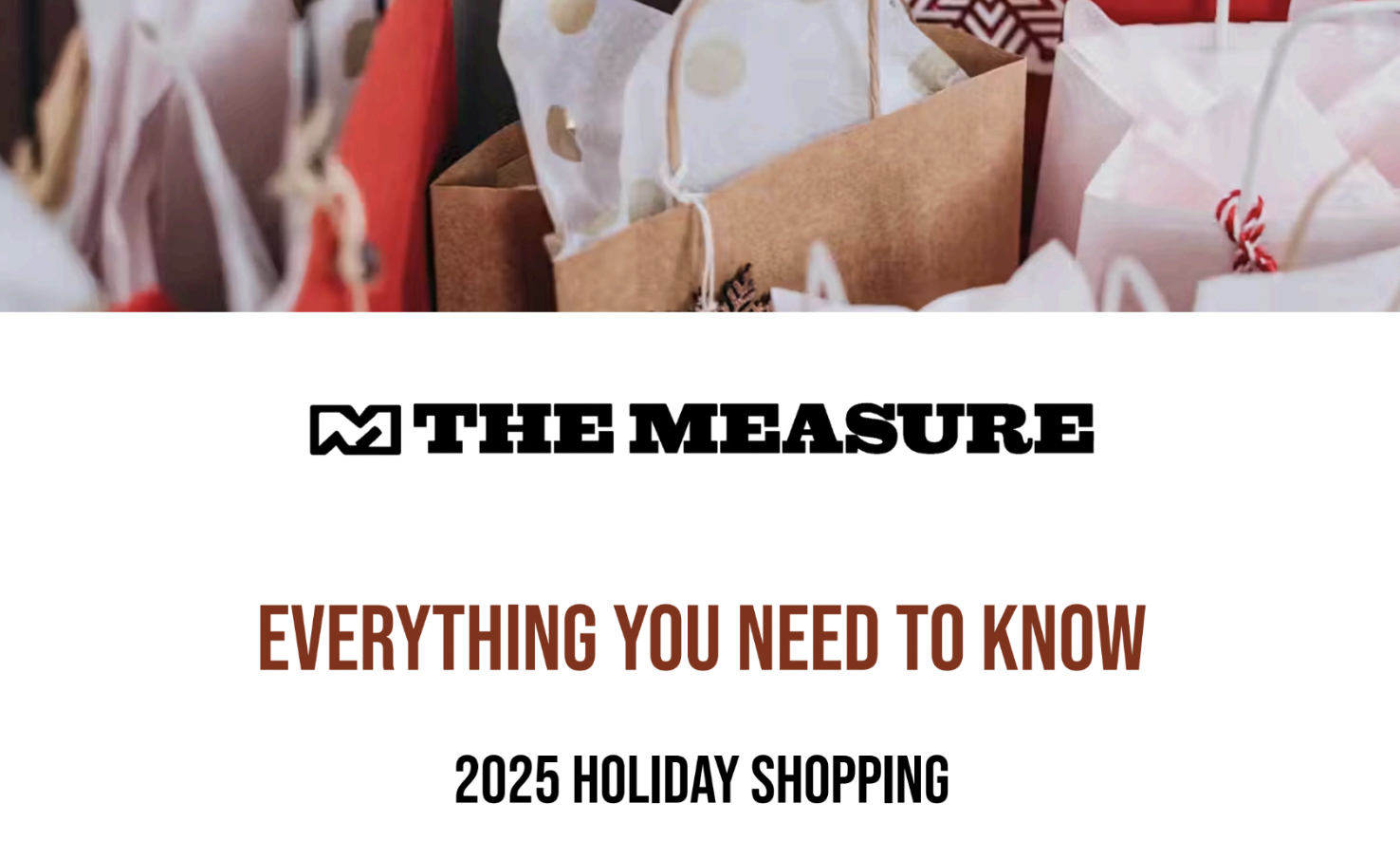 The Measure's 2025 Holiday Shopping Trends Report